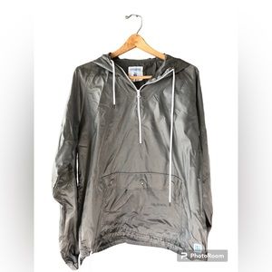 Character Hero by Urban Outfitters Gray Pullover Hooded Jacket Windbreaker